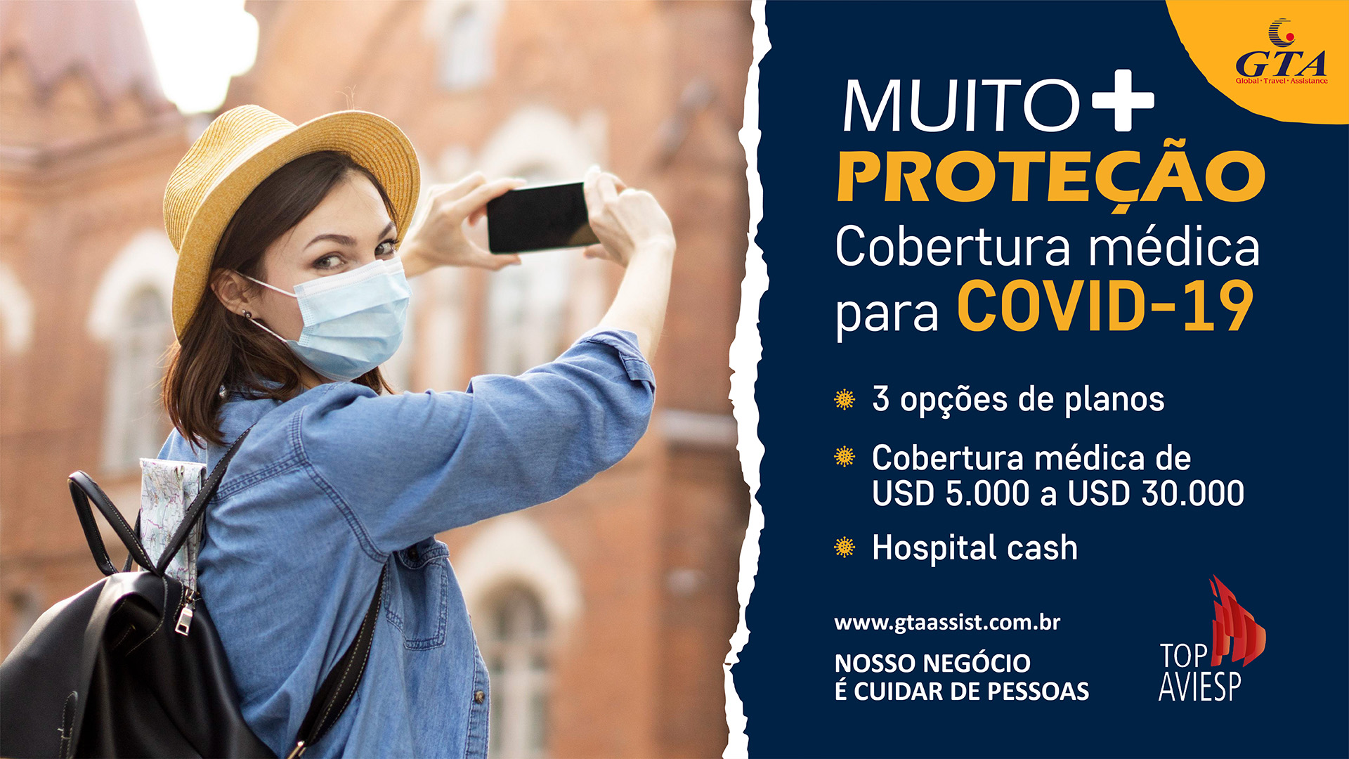 Compre o seu seguro viagem com a GTA